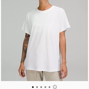 Lululemon All Yours White Cotton T-shirt size 4 NWOT